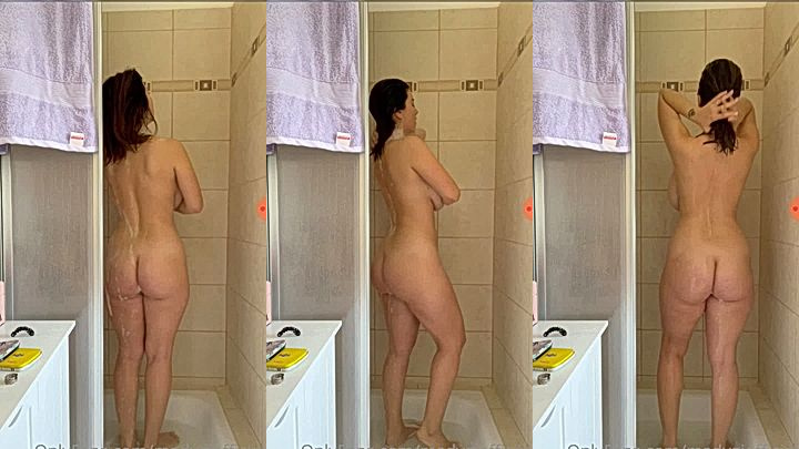 onlyfans model Mady Gio takes a long shower,big ass