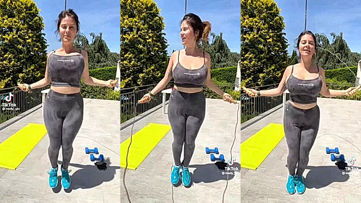 Mady Gio loves working out every morning, to be sexy takes a lot of work